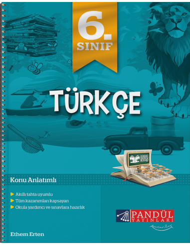Pandül Yayınları 6. Sınıf Türkçe  Defteri
