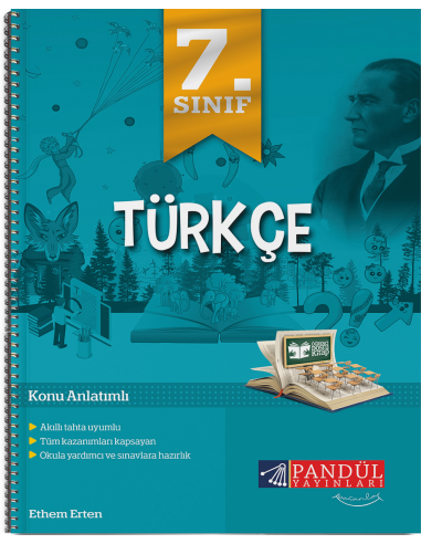 Pandül Yayınları 7. Sınıf Türkçe Etkinlik  Defteri