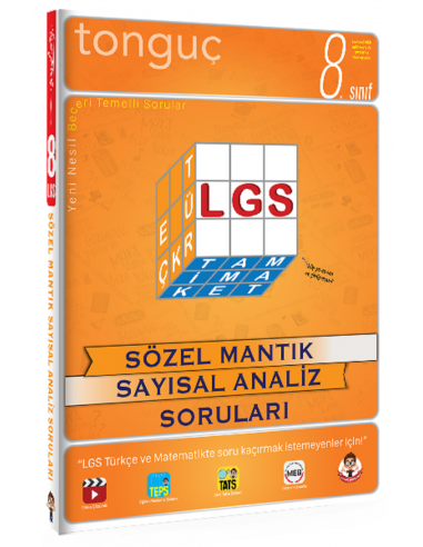 Tonguç Akademi Yayınları 8. Sınıf LGS Sözel Mantık Sayısal Analiz