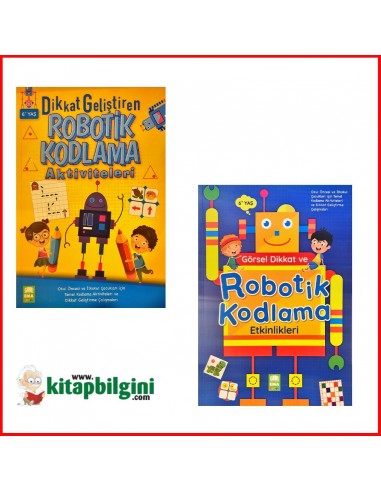 EMA Çocuk Yayınları Robotik Kodlama Etkinlikleri Set ( 2 Kitap )