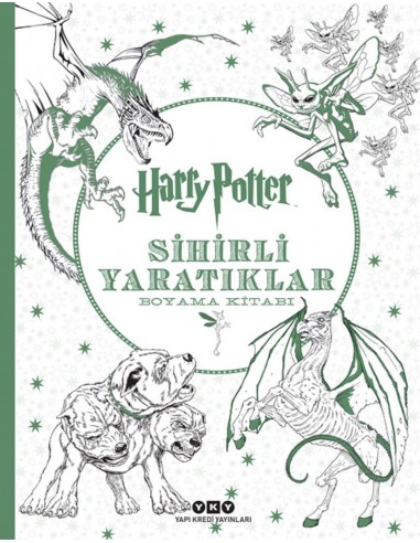 Yapı Kredi Yayınları - Harry Potter Sihirli Yaratıklar Boyama Kitapları