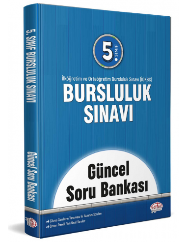 Editör Yayınları 5. Sınıf Bursluluk Sınavı Güncel Soru Bankası