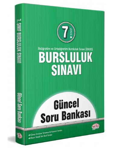 Editör Yayınları 7. Sınıf Bursluluk Sınavı Güncel Soru Bankası
