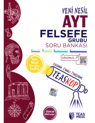 Teas Press TEASKOP AYT Felsefe Soru Bankası