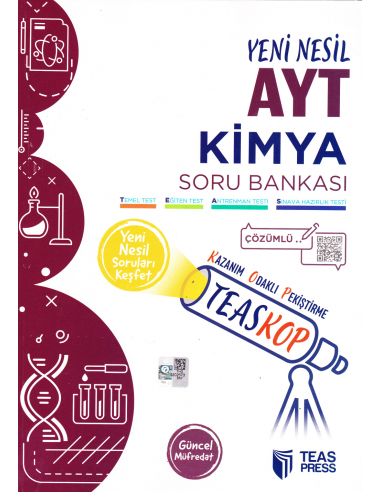 Teas Press TEASKOP AYT Kimya Soru Bankası