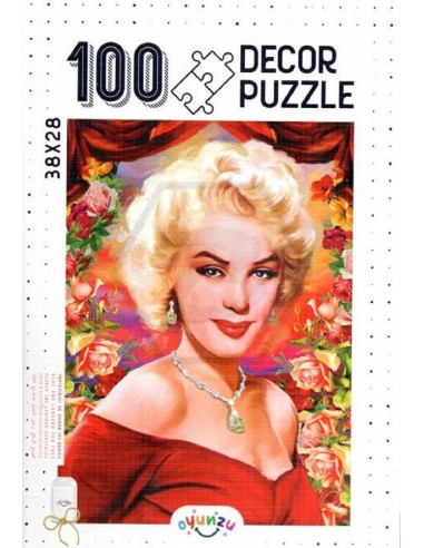 Oyunzu Marilyn Monroe Decor Puzzle - 100 Parça