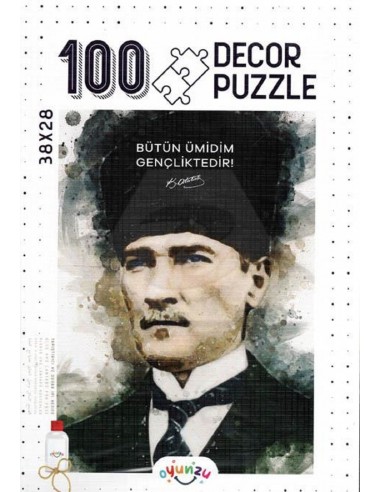 Oyunzu Atatürk Decor Puzzle - 100 Parça