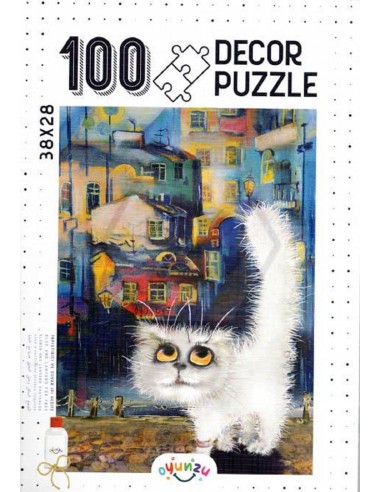 Oyunzu Kedi Decor Puzzle - 100 Parça