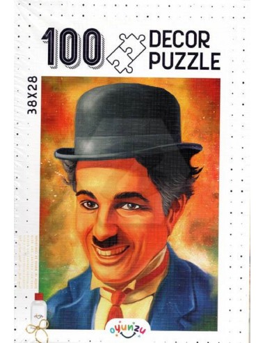 Oyunzu Charlie Cahplin Decor Puzzle - 100 Parça
