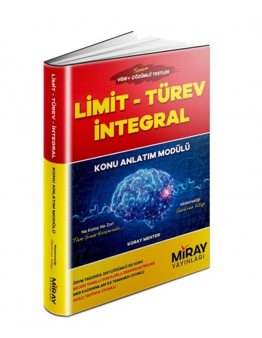 Miray Yayınları Limit - Türev - İntegral Konu Anlatım Modülü