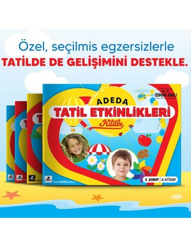 Adeda Yayınları Tatil Etkinlikleri Kitabı - 1. Sınıf