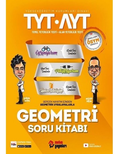 Metin Yayınları TYT AYT Geometri Soru Kitabı