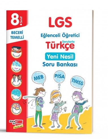 Dikkat Atölyesi Yayınları  8. Sınıf LGS Türkçe Yeni Nesil Soru Bankası
