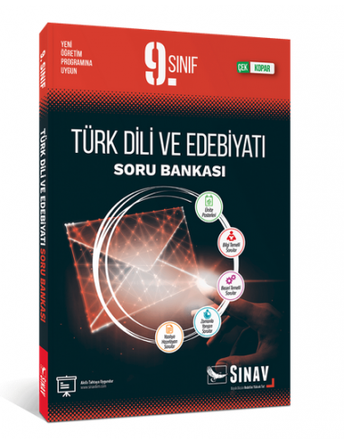 Sınav Yayınları 9.Sınıf Türk Dili ve Edebiyatı Soru Bankası Çek Kopar