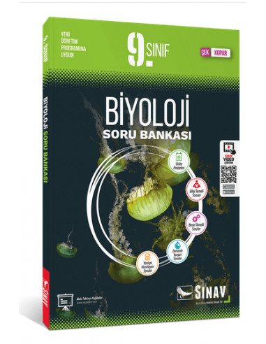 Sınav Yayınları 9.Sınıf Biyoloji Soru Bankası Çek Kopar