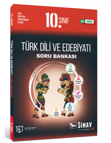 Sınav Yayınları 10. Sınıf Türk Dili ve Edebiyatı Soru Bankası Çek Kopar