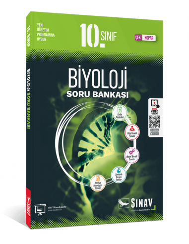Sınav Yayınları 10. Sınıf Biyoloji Soru Bankası Çek Kopar