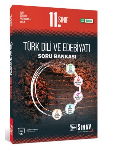 Sınav Yayınları 11. Sınıf Türk Dili ve Edebiyatı Soru Bankası Çek Kopar