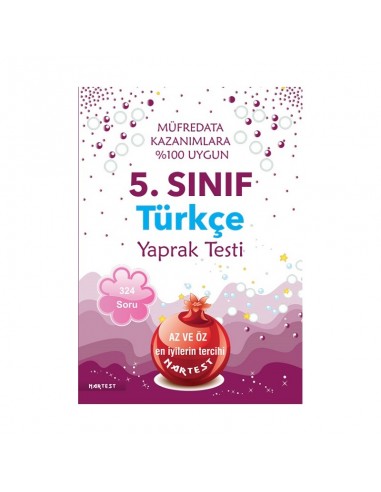 Nartest 5.Sınıf Türkçe Yaprak Testi