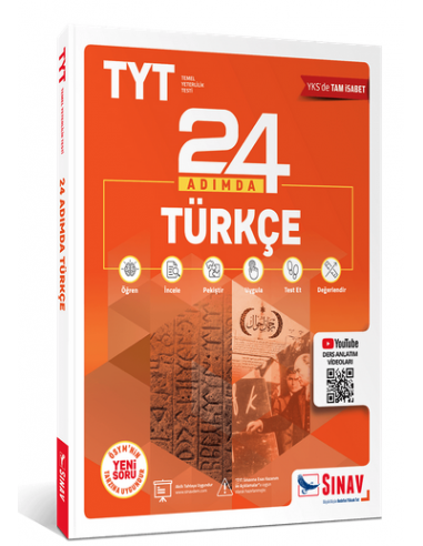 Sınav Yayınları 24 Adımda TYT Türkçe Bitirme Seti