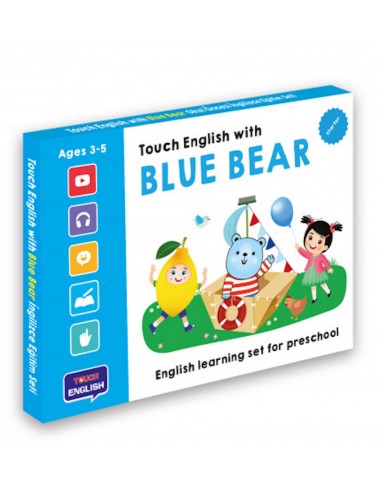Touch English Blue Bear İngilizce Eğitim Seti (3-5 yaş)