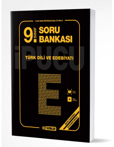 Hız Yayınları  9. Sınıf Türk Dili ve Edebiyatı İpucu Soru Bankası