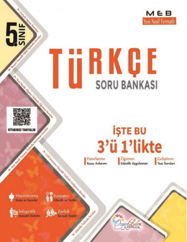 Özgün Bilim Yayıncılık 5.Sınıf Türkçe Soru Bankası