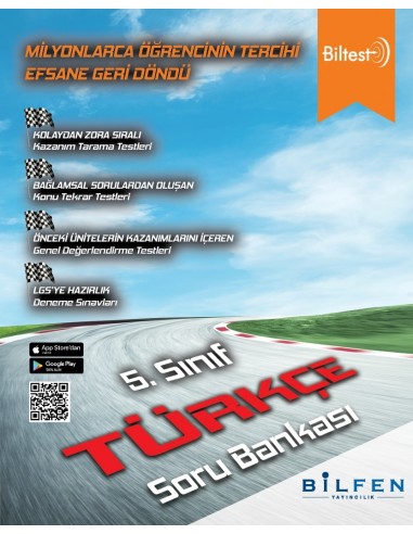 Bilfen Yayınları 5. Sınıf Biltest Türkçe Soru Bankası