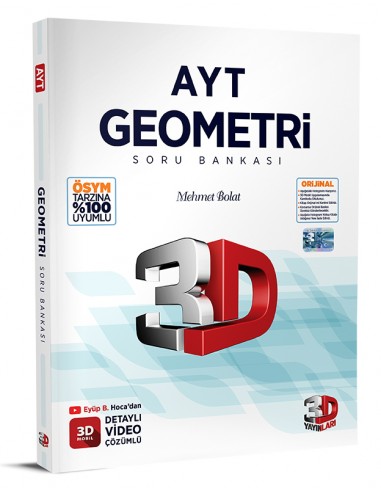 3D Yayınları AYT Geometri Soru Bankası