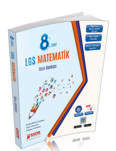 Zafer Yayınları LGS 8. Sınıf Matematik Soru Bankası