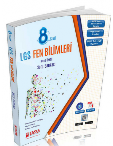 Zafer Yayınları LGS 8. Sınıf Fen Bilimleri Soru Bankası