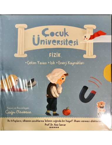 Sincap Yayınları Çocuk Üniversitesi - Çekim Yasası 3 kitap (Fizik-Işık-Enerji kaynakları)