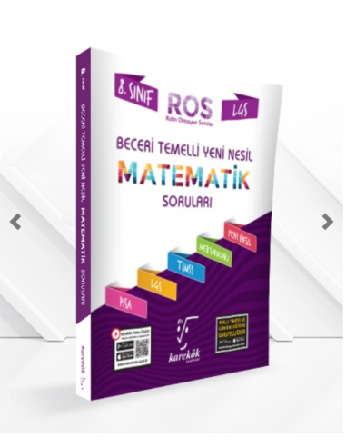 Karekök 8. Sınıf Ros Beceri Temelli Yeni Nesil Matematik Soru Bankası