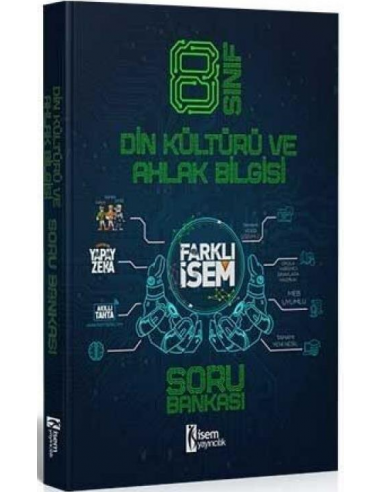İsem Yayınları 8. Sınıf Farklı İsem Din Kültürü ve Ahlak Bilgisi Soru Bankası