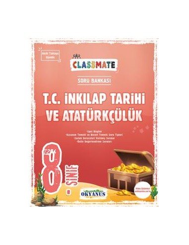 Okyanus Yayınları 8. Sınıf Classmate T. C. İnkılap Tarihi Ve Atatürkçülük Soru Bankası