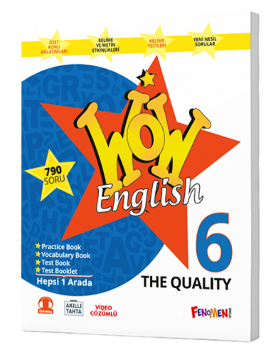 Fenomen Yayınları WOW English 6 The Quality – Hepsi 1 Arada