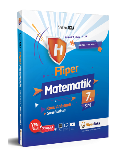 Hiper Zeka Yayınları 7. Sınıf Hiper Matematik Konu Anlatımlı & Soru Bankası