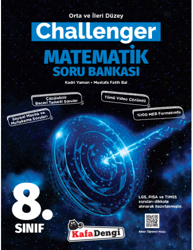 Kafa Dengi Yayınları 8. Sınıf Challenger Matematik Soru Bankası