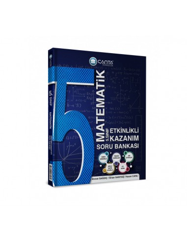 Çanta Yayınları 5.Sınıf Matematik Etkinlikli Kazanım Soru Bankası (2023 - Güncel Baskı)