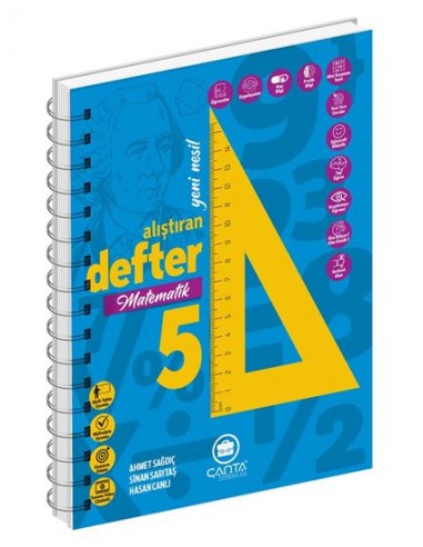 Çanta Yayınları 5.Sınıf Matematik Okula Yardımcı Alıştıran Defter