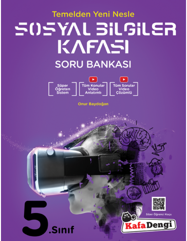 Kafa Dengi Yayınları  5. Sınıf Sosyal Bilgiler Soru Bankası