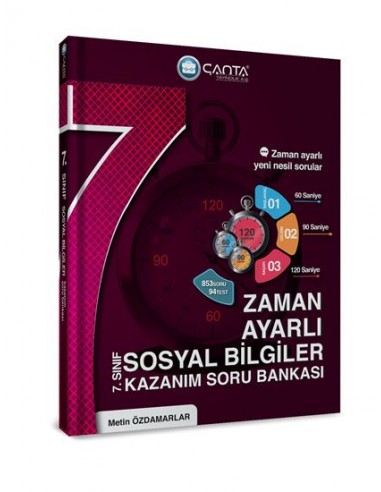 Çanta Yayınları 7.Sınıf Sosyal Bilgiler Etkinlikli Kazanım Soru Bankası