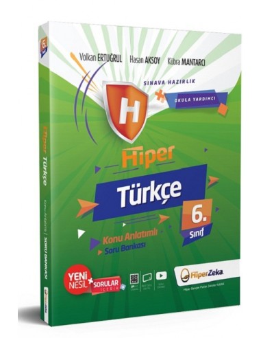 Hiper Zeka Yayınları 6. Sınıf Hiper Türkçe Konu Anlatımlı & Soru Bankası | Hasan AKSOY