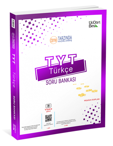 ÜçDörtBeş TYT Türkçe Soru Bankası Model