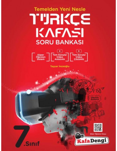 7.Sınıf Türkçe Kafası Tümü Video Çözümlü Soru Bankası Kafadengi Yayınları