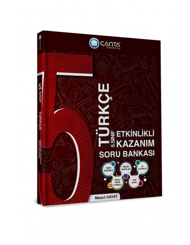 Çanta Yayıncılık 5. Sınıf Türkçe Etkinlikli Kazanım Soru Bankası