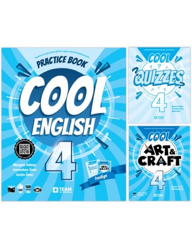 Team ELT 4. Sınıf Cool English Practice Book(+Cool Art&Craft 4 +QUIZZES)