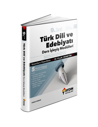 Aydın Yayınları 9. Sınıf  Türk Dili ve Edebiyatı Ders İşleyiş Modülleri