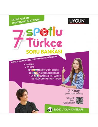 Sadık Uygun 7.Sınıf Spotlu Türkçe Soru Bankası