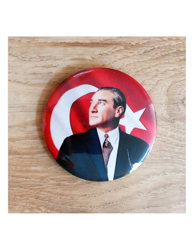 Mudu Yayıncılık Atatürk Rozeti 44mm